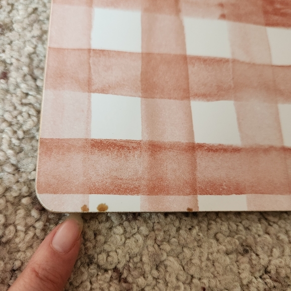 Easter placemats - set of 4. Pink sand yellow chick with cork on the back - Picture 7 of 7